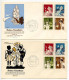 Germany, Berlin 1960 2 FDCs Scott 9NB21-9NB24 Berliner Ferienkinder / Children Of Berlin; Bonn Postmarks - 1948-1970