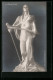 AK Statue Von Elna Borch: Erlöst, La Mort, Der Tod  - Beerdigungen