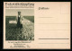 AK Heimerdingen /Württ., Landwirt Eduard Schwarz Auf Dem Feld, Reklame Für Hederich Kalkstickstoff  - Werbepostkarten