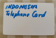 White Card, Demo Or Sample, Mint With Written On Card - Indonésie