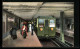 AK Hamburg, Hochbahn-Haltestelle Barkhof Unter Der Erde, U-Bahn  - Subway