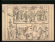 CPA Illustrateur Strassburg I. E., Aschermittwochparade 1913, Dirigeable Fliegt über Die Stadt  - Autres & Non Classés