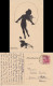  Schattenschnitt-Ansichtskarten: Diefenbach Göttliche Jugend 1. Blatt 9 1918 - Silhouettes