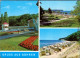 Ansichtskarte Göhren (Rügen) Strand, Strandpromenade, Park 1973 - Göhren