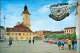 Postcard Kronstadt Braşov (Brassó) Piaţa 23 August Kinder Autos 1974 - Roumanie