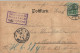 Litho AK Wiesbaden Wilhelmstraße  MB 1903  Retouren-Stempel Von MANNHEIM - Wiesbaden