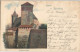 Ansichtskarte Nürnberg Nürnberger Burg Fünfeckiger Turm - Coloriert 1902 - Nuernberg