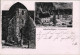 Litho AK Oppenau Klosterhof Allerheiligen 2-Bild 1902      (Ankunftsstempel) - Oppenau