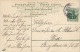 Glückwunsch Grußkarte Ostern Mit Vogel-Häuschen 1907 Goldrand/Prägekarte - Ostern