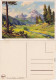 Berchtesgaden Watzann Eduscho Werbung Ansichtskarte Künstlerkarte 1930 - Berchtesgaden