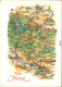 Ansichtskarte .Deutschland Landkarte Der Harz 1982 - Nordhausen