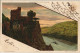 Ansichtskarte Litho AK Bingen Am Rhein Burg / Schloss Rheinstein 1898 - Bingen