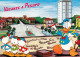 Disney - Donald Duck & Nephews In Pesaro Italy Old Postcard - Sonstige & Ohne Zuordnung