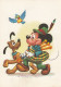 Disney - Mickey Mouse W Bag Pipes & Pluto Old Postcard 1965 - Autres & Non Classés
