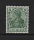 DR: MiNr. 85 II, Vollabklatsch, Falz - Unused Stamps