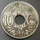 Monnaie France - 1922 - 10 Centimes Lindauer Cupronickel, Non Souligné - 25 Centimes