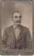 Old Man With A Mustache Atelier Heiszig Varazdin Croatia Hungary State Railways Identity Card ID - Alte (vor 1900)