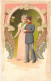 Illustrateur - Couple Avec Militaire - Style Art Déco - Oblitéré 1902 - Carte Postale Ancienne - 1900-1949