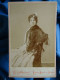 Photo Format Cabinet E. Almenara, Cordoba - Jeune Femme à La Longue Chevelure Lachée, Circa 1880-85 L675 - Oud (voor 1900)