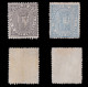 1874.Escudo España.Serie Nuevo(*).Edifil 141-142 - Unused Stamps