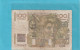 100 ANCIENS FRANCS "  JEUNE PAYSAN  "  .  6-8-1953    -  SERIE =  X.552  .  N°  34905   .  2 SCANNES - 100 F 1945-1954 ''Jeune Paysan''