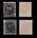 ESPAÑA.1898.Alfonso XIII.Cifras.20-30-50-60.negro.Usado - Fiscales