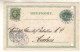 Suède - Carte Postale De 1901 - Entier Postal - Oblit Stockholm - Exp Vers Aachen - Cachet De Trelleborg - Briefe U. Dokumente