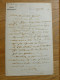 Alphonse LERET D'AUBIGNY (1804-1878) Député LE MANS Sarthe Lucé. AUTOGRAPHE - Personnages Historiques