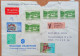 FINLAND 1973, ADVERTISING COVER, POWER PLANT, OLUJOKI  OSAKEYHTIO, VIGNETTE LABEL, EXPRESS, MULTI 7 STAMP, HELSINKI & TU - Cartas & Documentos