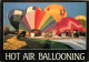 Aviation - Montgolfières - Albuquerque - New Mexico - Hot Air Ballooning - Automobiles - Balloon - CPM - Etat Mal Découp - Globos