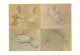 Art - Peinture - Sir Peter Lely - Four Studies Of Hands - CPM - Voir Scans Recto-Verso - Peintures & Tableaux