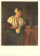 Art - Peinture - Gabriel Metsu - Une Femme Hollandaise - Musée Du Louvres De Paris - Carte De La Loterie Nationale - Car - Peintures & Tableaux
