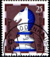 RFA Poste Obl Yv: 592/595 Bienfaisance Pièces D'échec (TB Cachet Rond) (Thème) - Chess