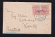 Albania Middle 1915 Cover 2x 20Para DURAZZO X WIEN Austria Signed - Albania