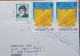 IRAN-1991, ADVERTISING COVER, PIONEER TRADING, USED TO GERMANY,  INT FILM FESTIVAL & NOTABLE PERSON 3 STAMP - Iran