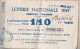 Agen (47) Billet De Loterie Vendu Par A LERENE Coutellerie Orfevrerie Optique Orthopedie Etc  1939   (PPP46910 / C) - Lottery Tickets