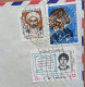 IRAN 1980, ADVERTISING COVER, ECONOMICAL COOPERATION, USED TO GERMANY, 3 STAMP, 1986 CHILD  DAY, 1989 TAKEOVER OF US, ZO - Irán