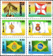 Brésil Poste N** Yv:1330/1334 (Exposition Philatélique Lubrapex Porto Alegre) - Unused Stamps
