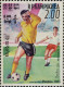 Delcampe - Cambodge Poste N** Yv: 522/528 Coupe Du Monde De Football Mexico 88 - Kampuchea