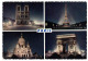 Paris , Notre-dame,tour Effeil,le Sacré Coeur ,l'arc De Triomphe - Paris By Night