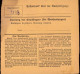 604028 | Paketkarte, Nr. Zettel Mit Eindruck Des K. Katasterbureau, Vermessung, Geografie  | München (W - 8000), -, - - Lettres & Documents