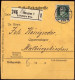 604021 | Paketkarte, Nr. Zettel Mit Eindruck Carl Ohillips WW, Tabakhändler, Tabak  | München (W - 8000), -, - - Lettres & Documents