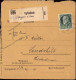 604026 | Paketkarte, Nr. Zettel Mit Eindruck Der Firma Wagner & Baur | Opfenbach (W 8996) - Lettres & Documents