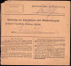 604019 | Germania, Firmenlochung Perfin Auf Paketkarte,  | Karlsruhe (W - 7500), Mühldorf (W - 8260), - - Lettres & Documents