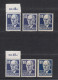 DDR 1952  Mich.Nr.339 Alle Typen ** Geprüft Schönherr - Unused Stamps