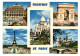 Paris,opéra,tour Eiffel, Sacré Coeur , Arc De Triomphe,notre Dame - Panoramic Views