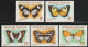 THEMATIC FAUNA: BUTTERFLIES       5v+MS (1982)     -  TOGO - Papillons