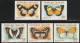 THEMATIC FAUNA: BUTTERFLIES       5v+MS (1982)     -  TOGO - Butterflies