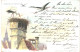CPA Carte Postale Germany  Ausbauen Des Nestes  Cigognes 1898  Illustration VM79127 - Vögel