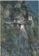 Bhutan Postcard Sent To Denmark 1971 Taktsang "The Tiger'snest" On The Top Of A 3000 Foot Cliff Week Upper Right Corner - Bhoutan